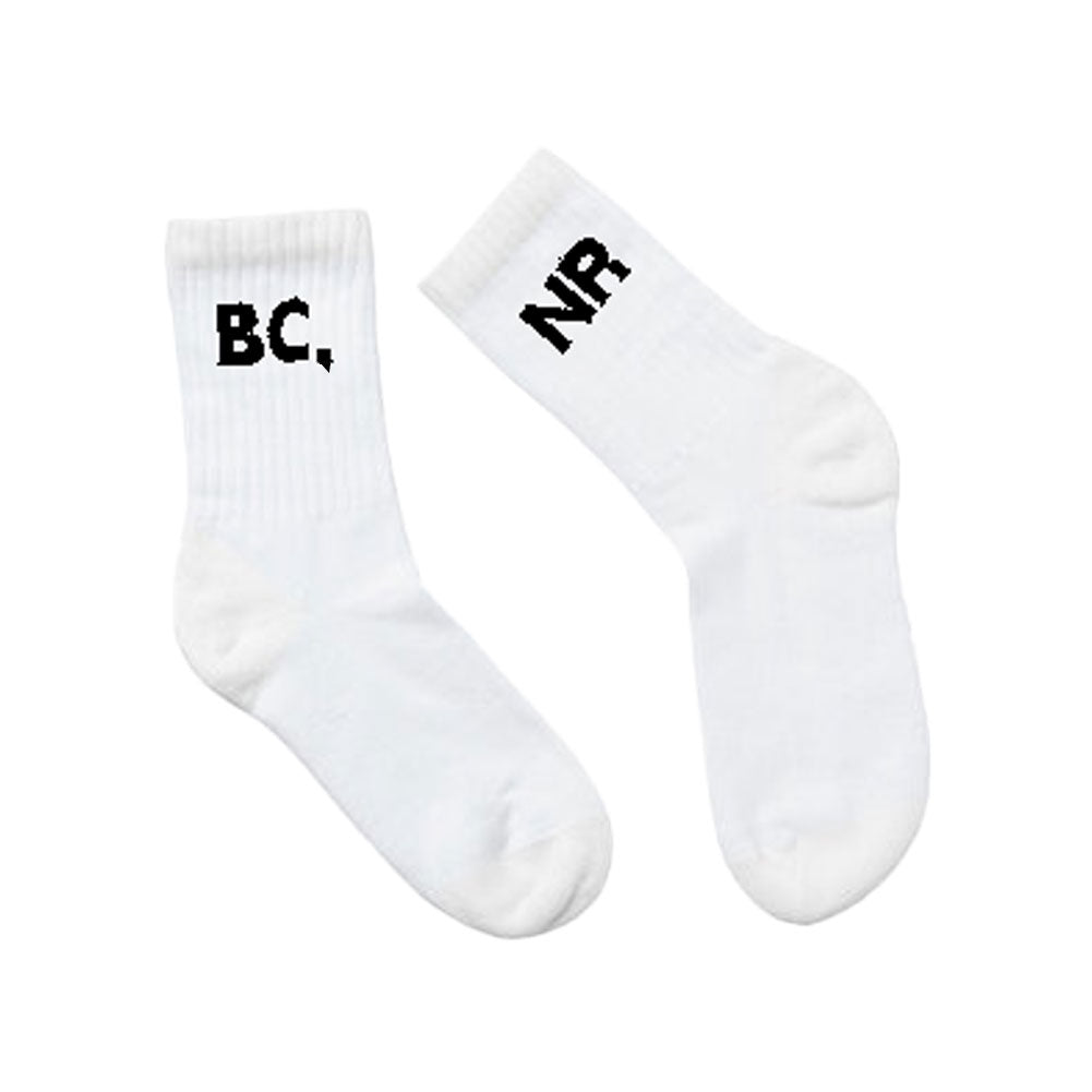 BC,NR WHITE SOCKS